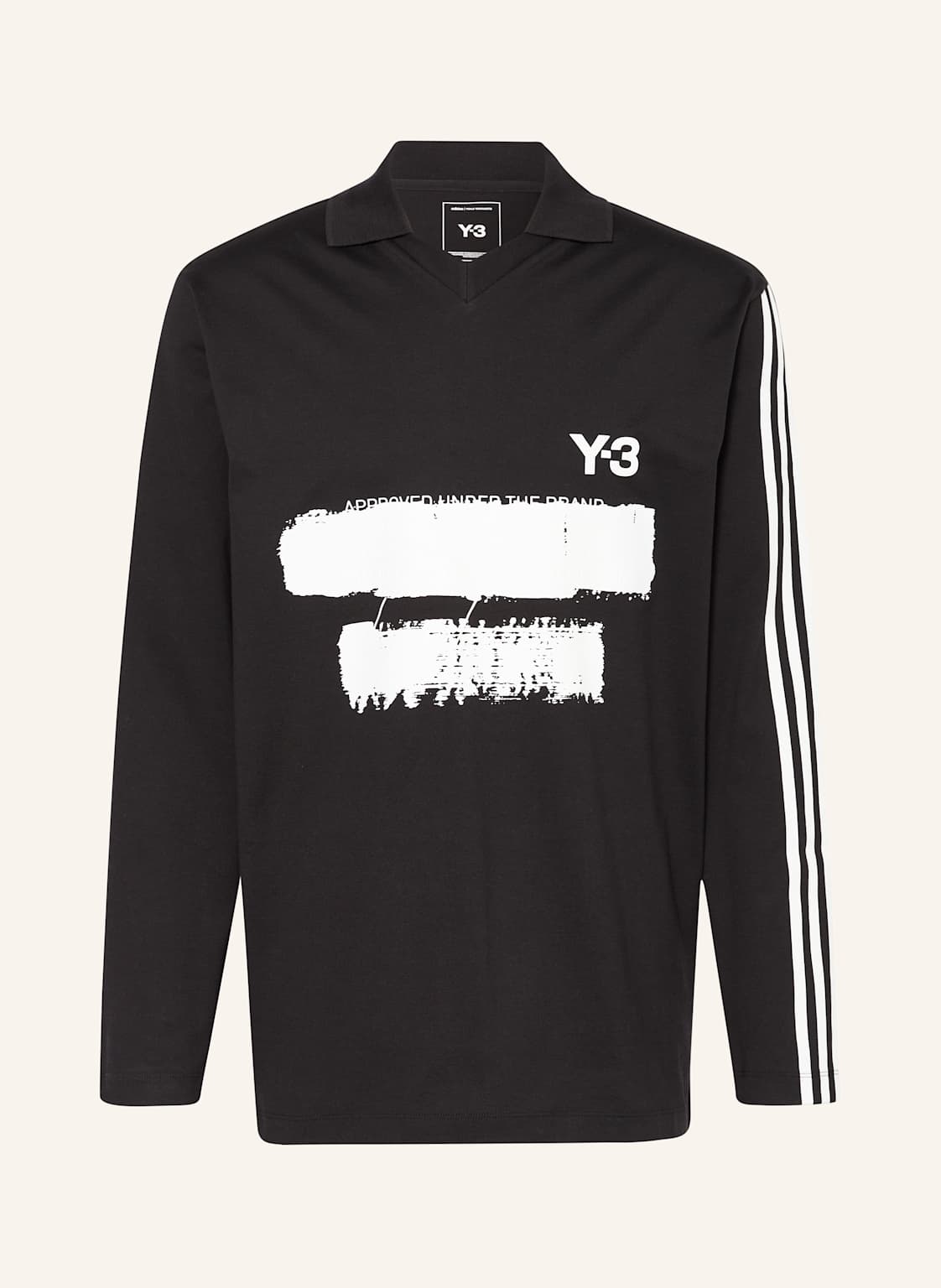 Y-3 Jersey-Poloshirt Gfx schwarz von Y-3