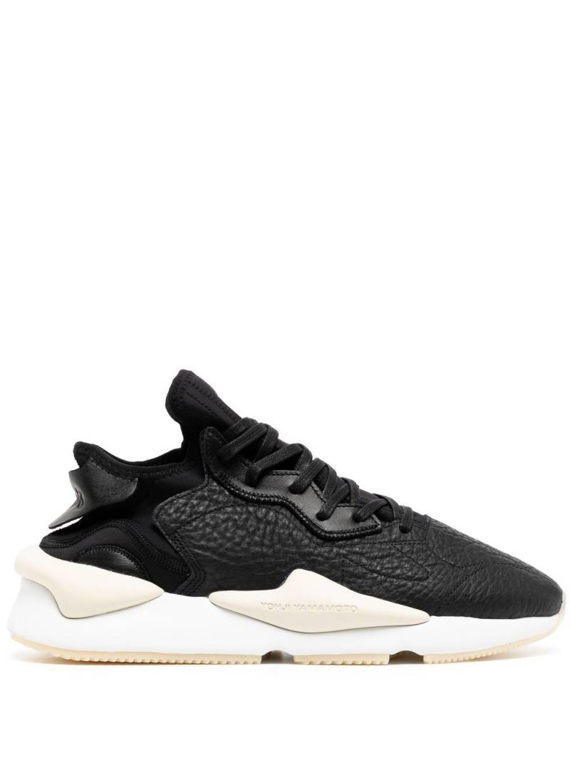 Y-3 Kaiwa leather sneakers - Black von Y-3