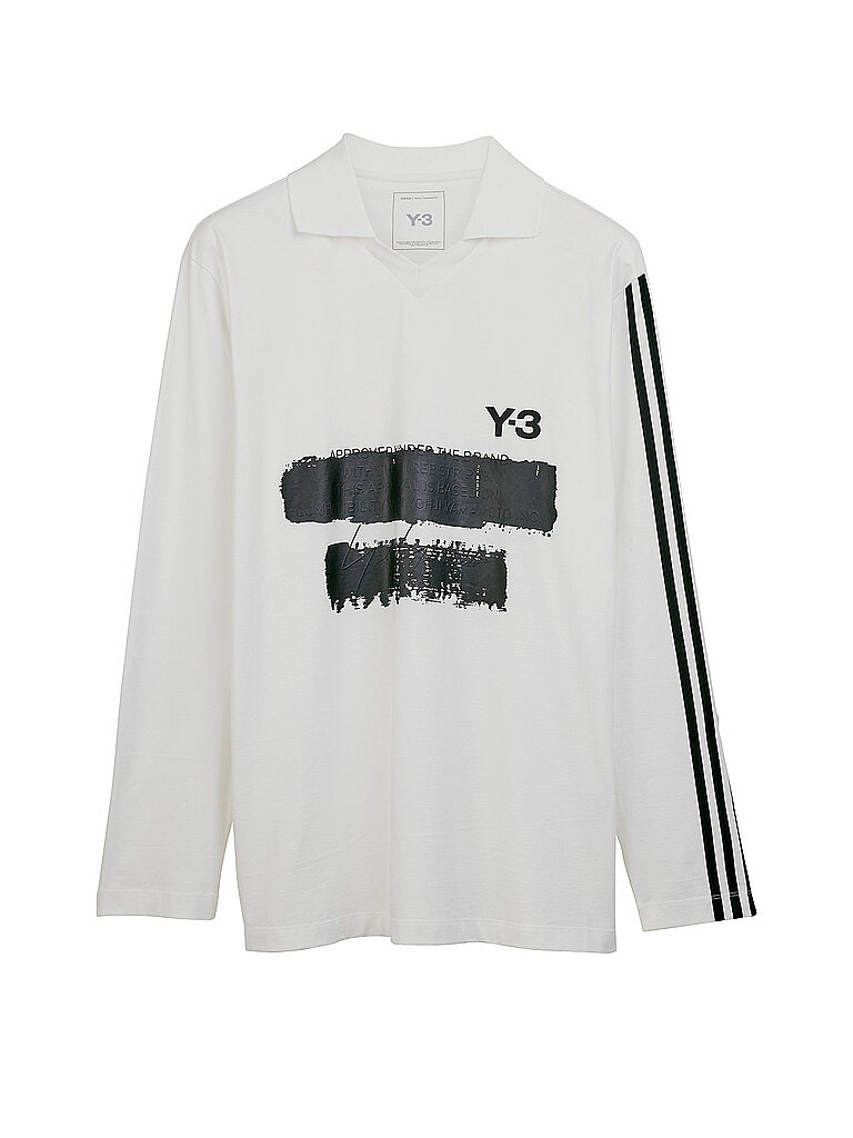 Y-3 Langarmshirt weiss | L von Y-3