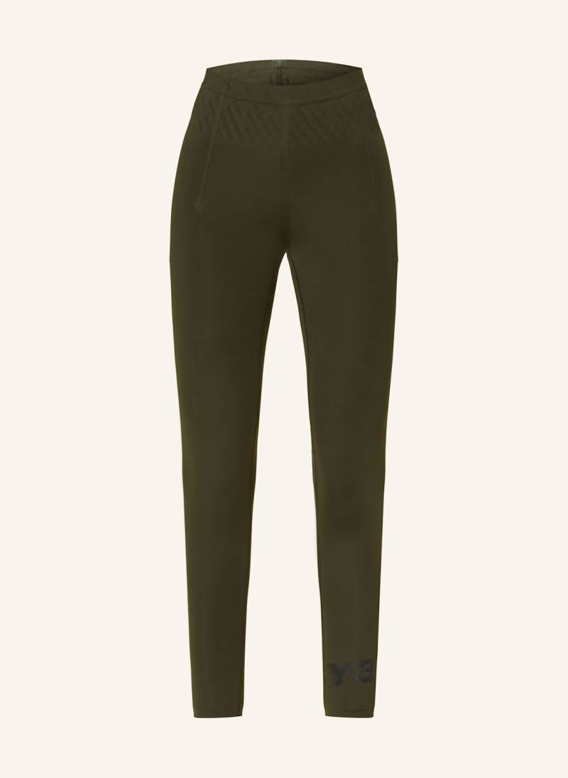 Y-3 Lauf-Tights Running gruen Y-3 Lauf-Tights Running gruen von Y-3