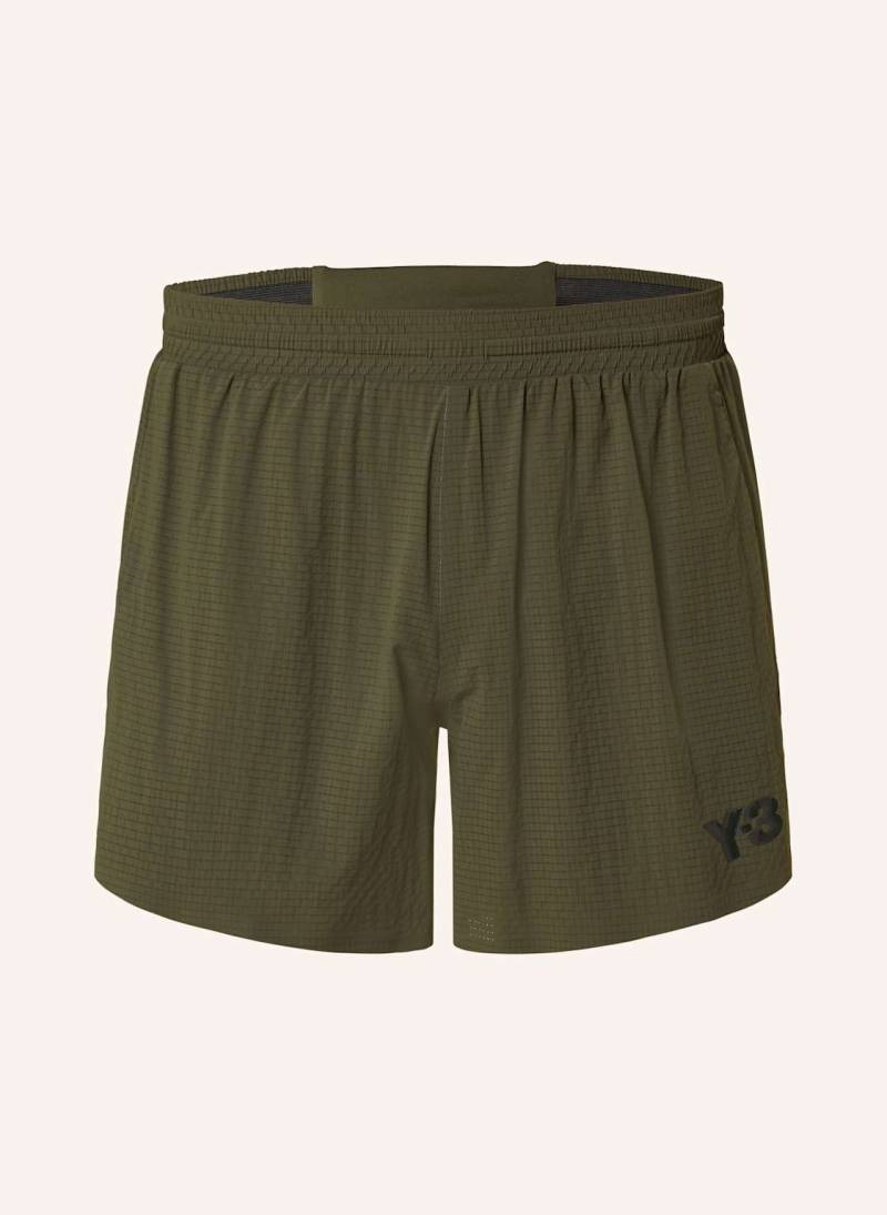 Y-3 Laufshorts Run gruen von Y-3