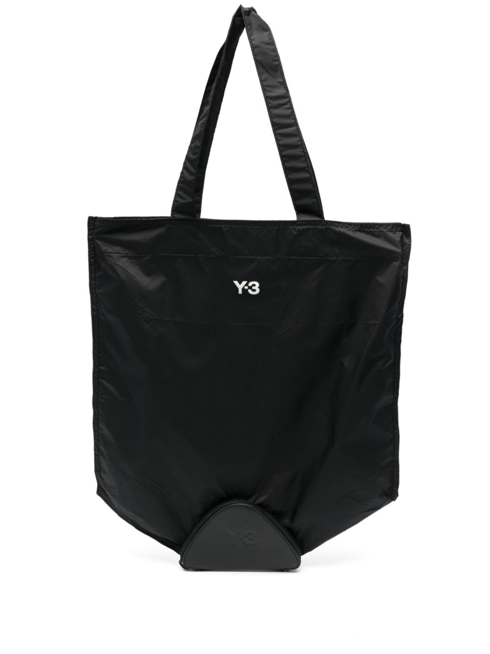 Y-3 Pckbl logo-print tote bag - Black von Y-3