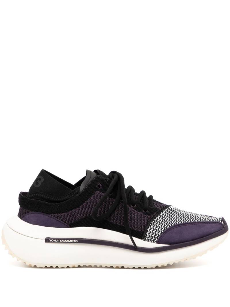 Y-3 Qisan knitted low-top sneakers - Black von Y-3