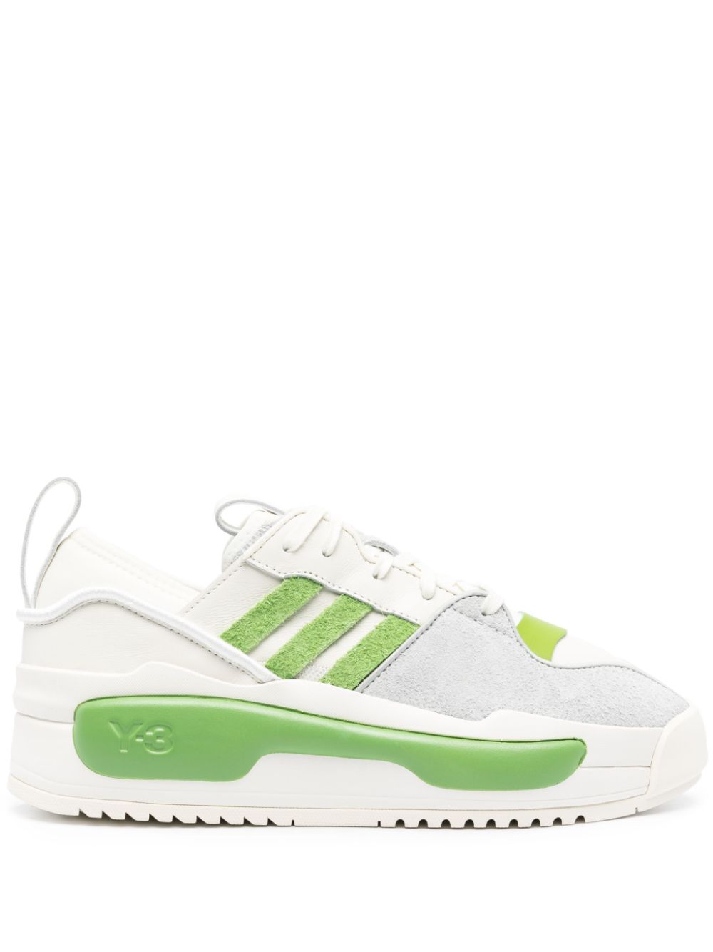 Y-3 Rivalry leather sneakers - White von Y-3