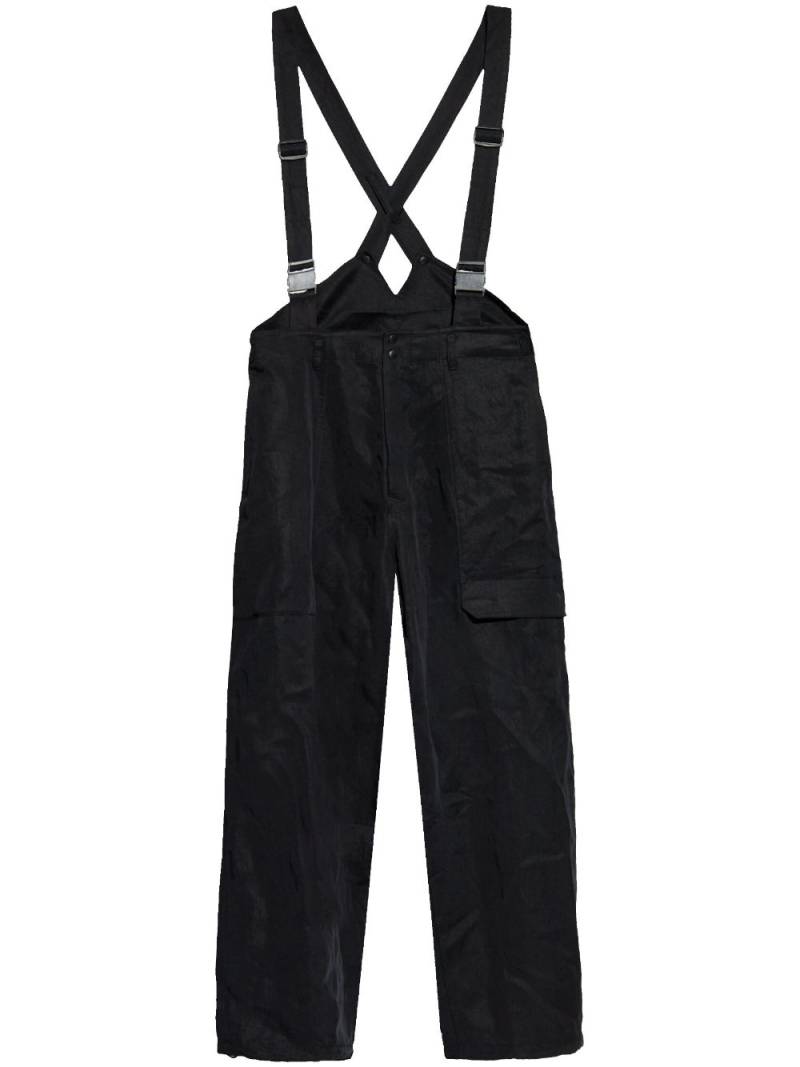 Y-3 Y-3 suspender trousers - Black von Y-3