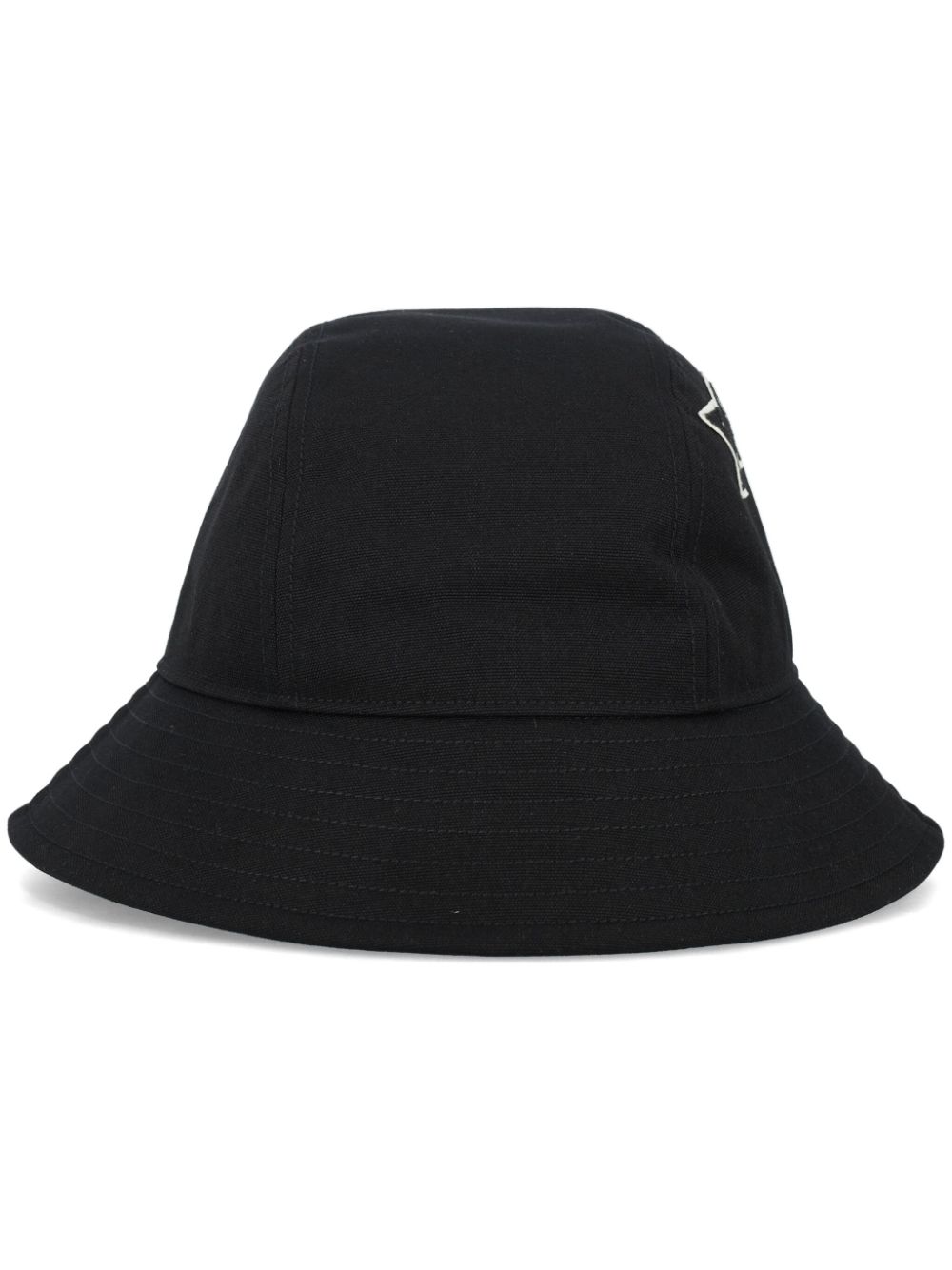 Y-3 Yojhi appliqué bucket hat - Black von Y-3