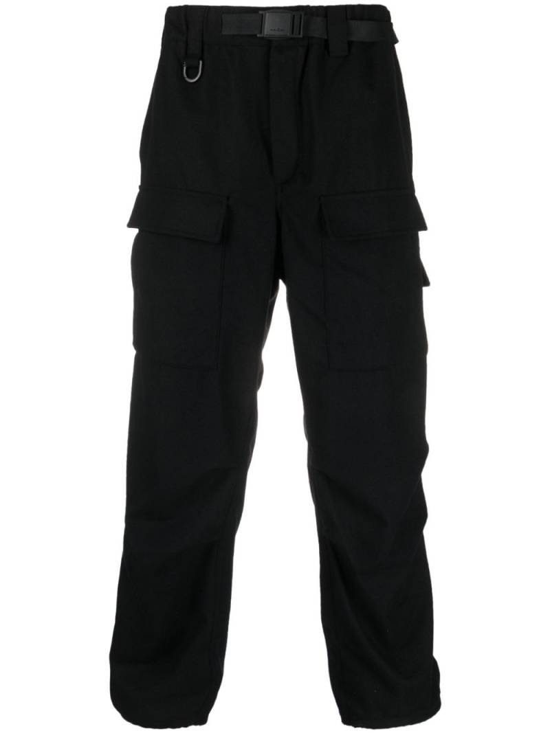 Y-3 cropped cargo trousers - Black von Y-3