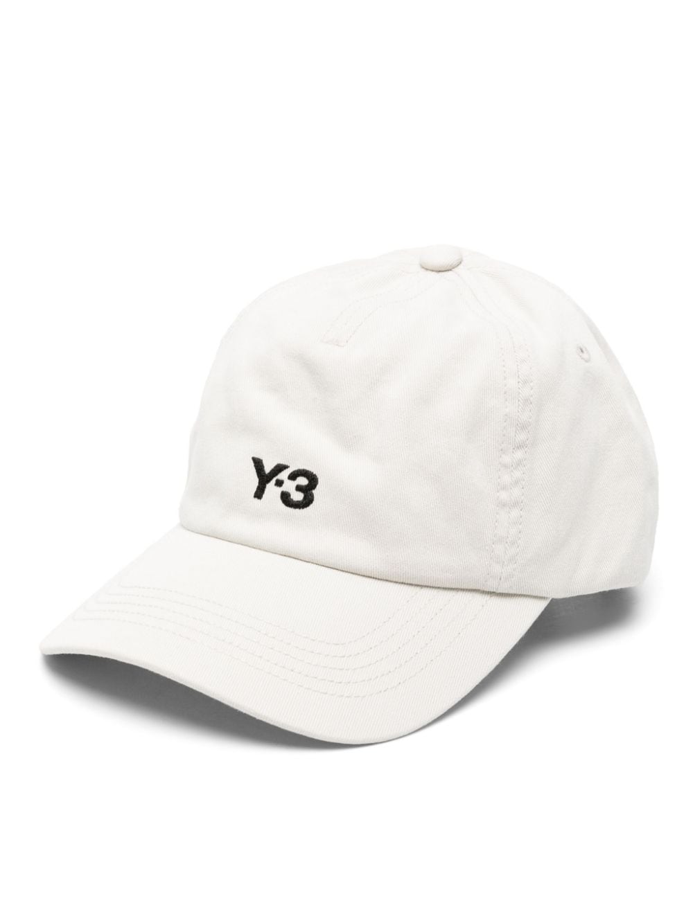 Y-3 embroidered-logo baseball cap - Grey von Y-3