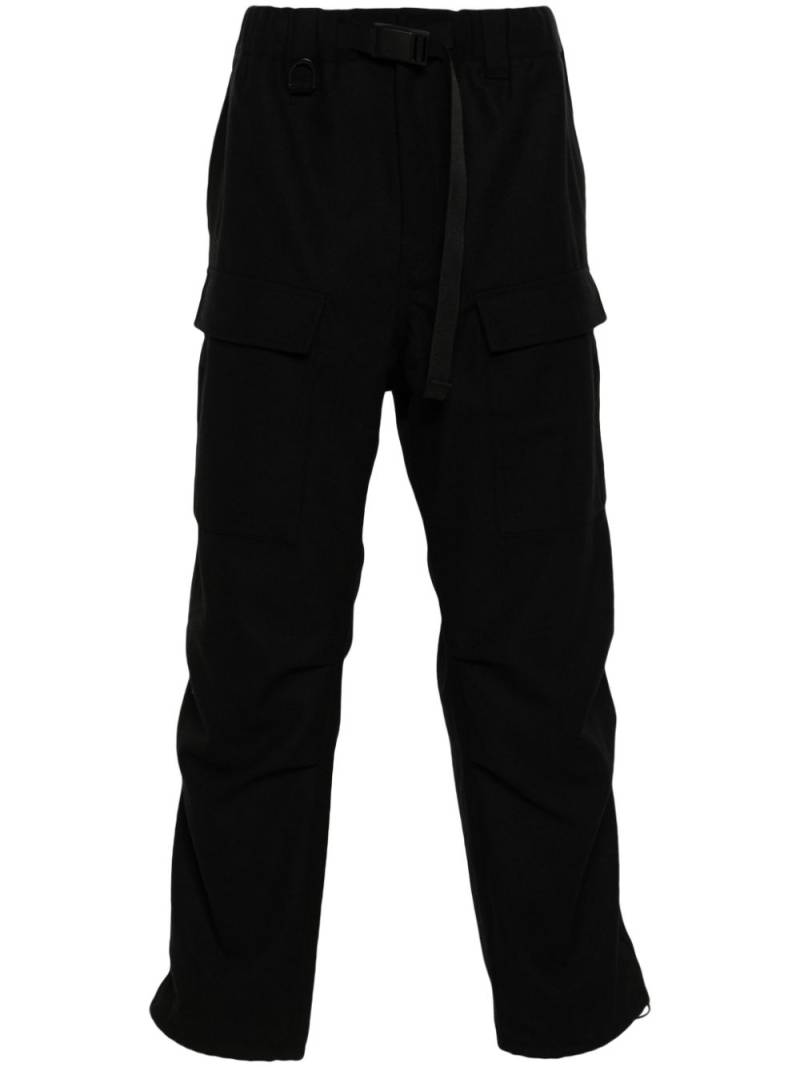 Y-3 flannel cargo trousers - Black von Y-3