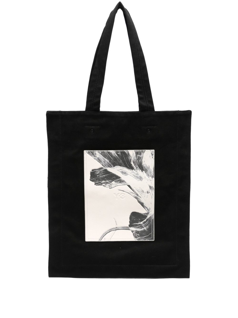 Y-3 floral-print tote bag - Black von Y-3