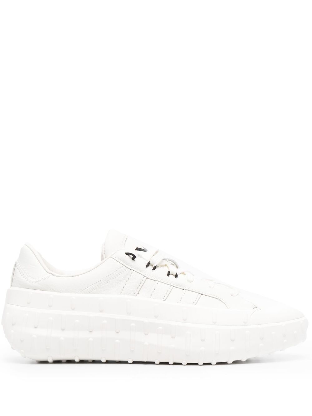 Y-3 leather low-top sneakers - White von Y-3