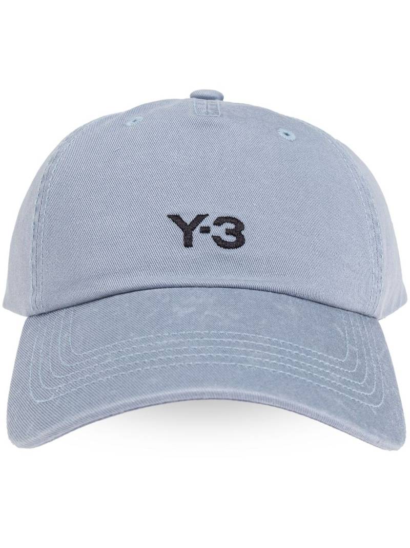 Y-3 logo cap - Blue von Y-3