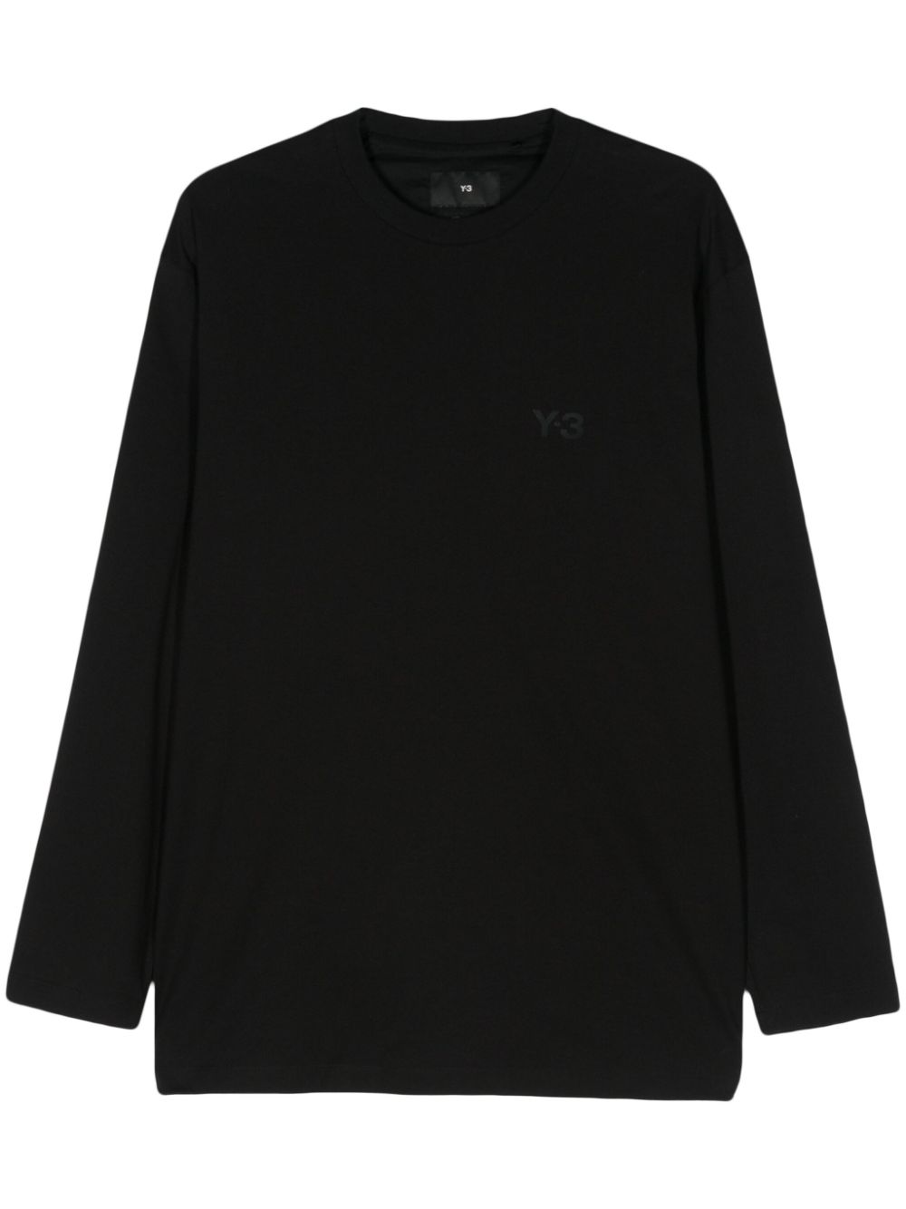 Y-3 logo-print T-shirt - Black von Y-3