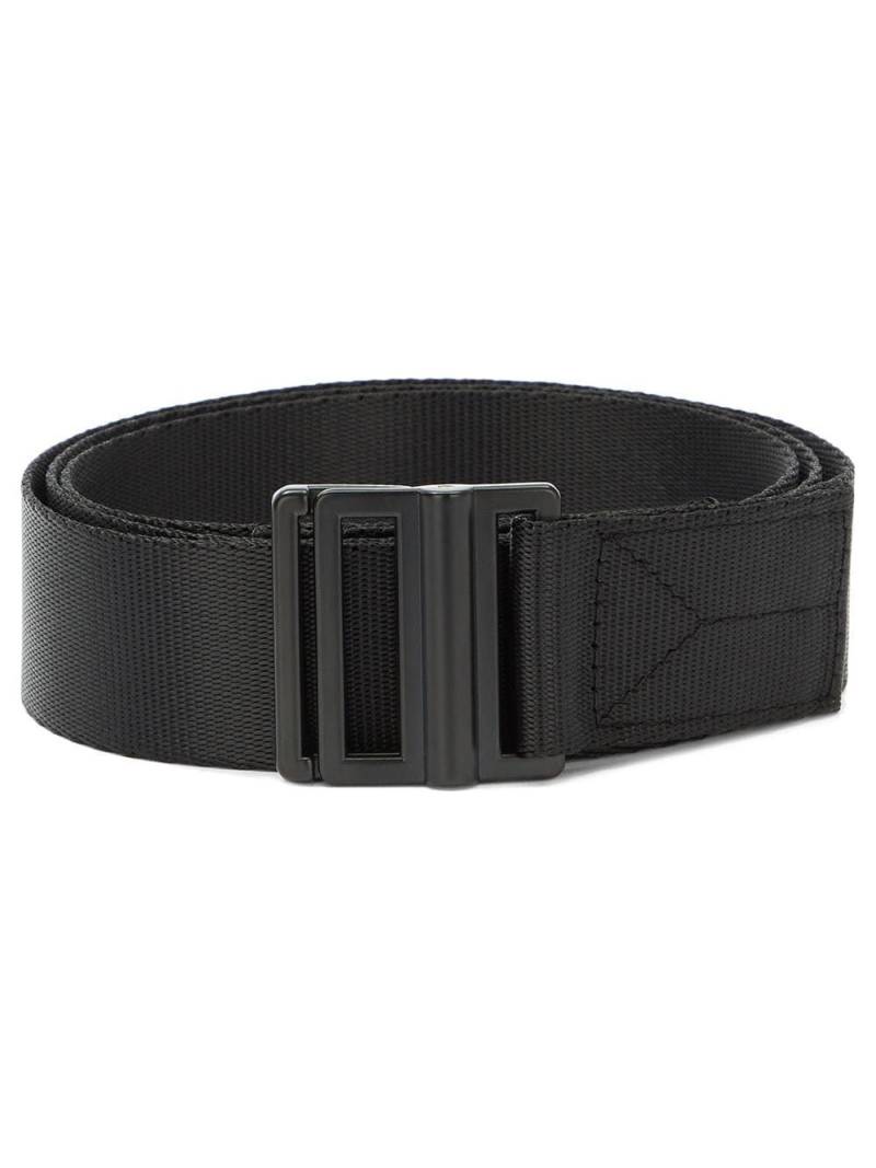 Y-3 logo-print belt - Black von Y-3