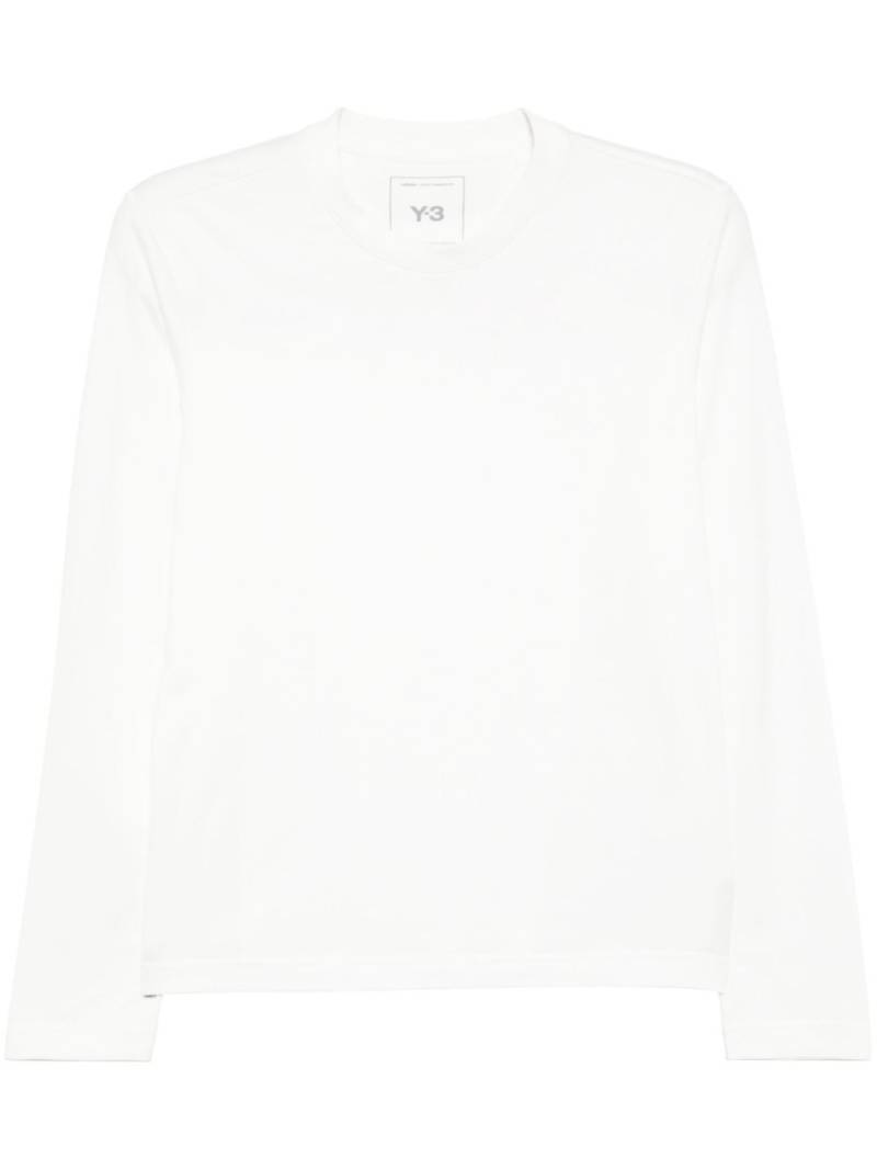 Y-3 logo-print cotton T-shirt - White von Y-3