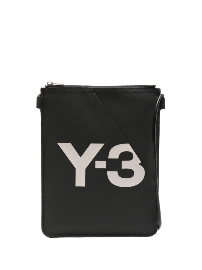 Y-3 logo-print cross body bag - Black von Y-3