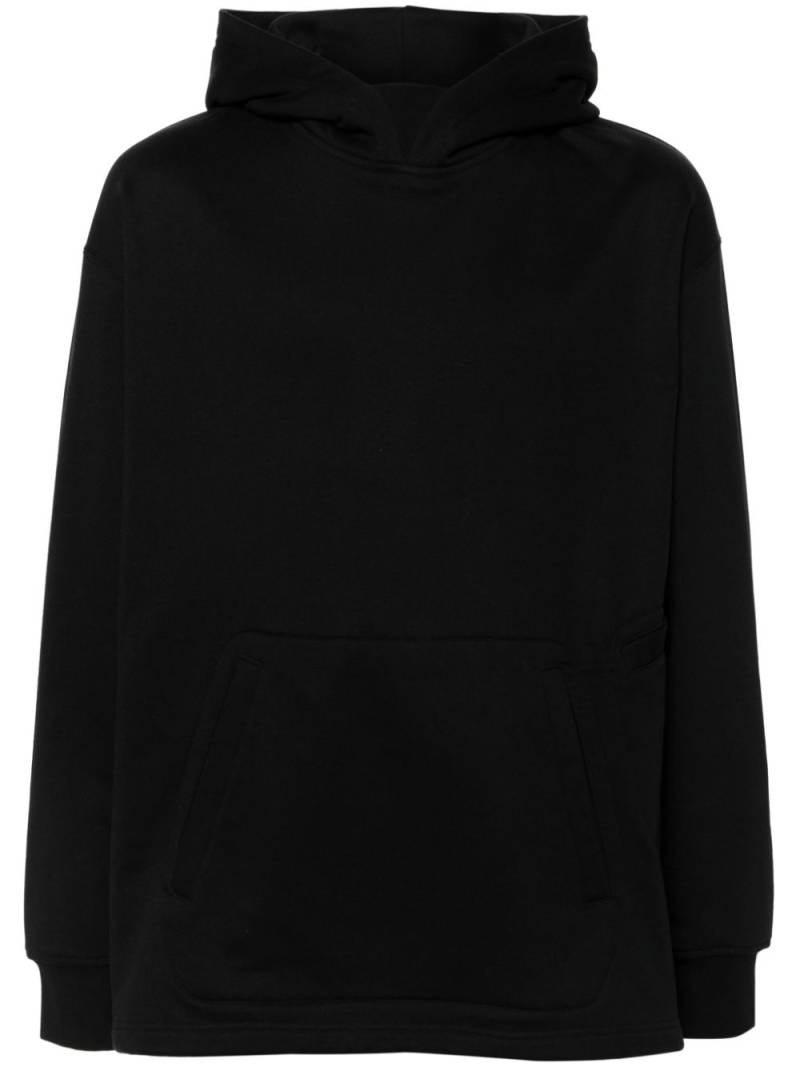 Y-3 logo-print hoodie - Black von Y-3