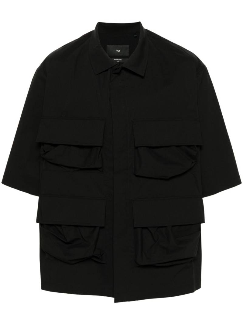 Y-3 logo-print shirt - Black von Y-3