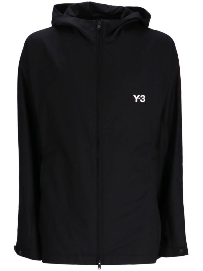 Y-3 logo-print track jacket - Black von Y-3