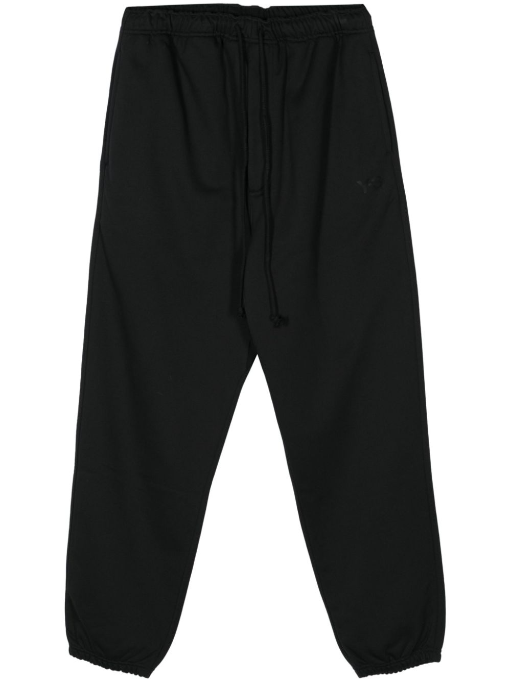 Y-3 logo-print track pants - Black von Y-3