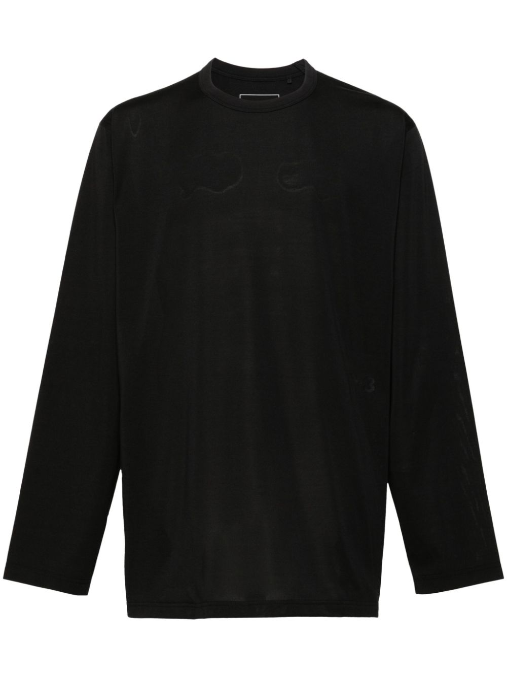 Y-3 long-sleeve cotton T-shirt - Black von Y-3