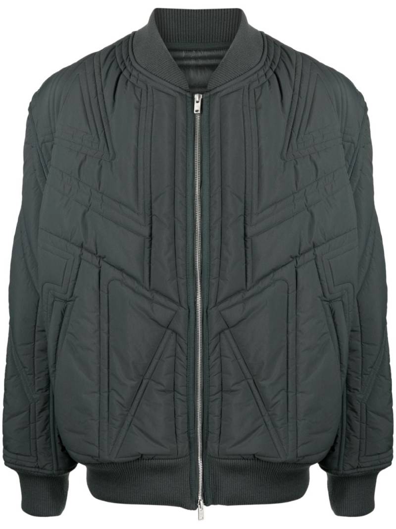 Y-3 quilted bomber jacket - Green von Y-3