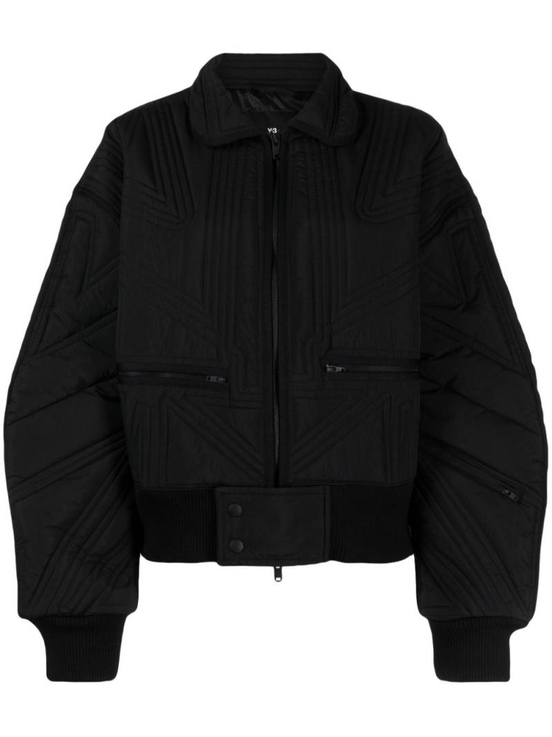 Y-3 quilted bomber jacket - Black von Y-3