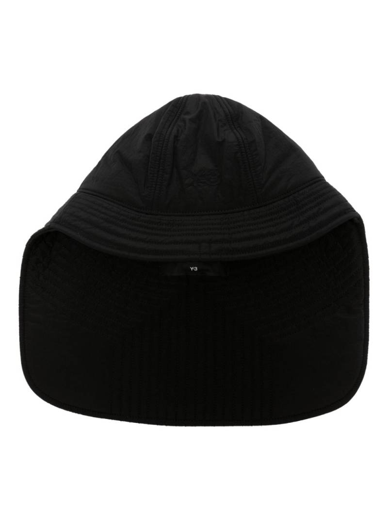 Y-3 quilted sunshield hat - Black von Y-3