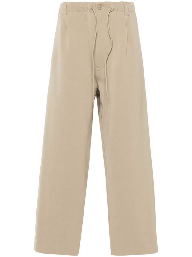 Y-3 signature 3-stripes logo track pants - Neutrals von Y-3