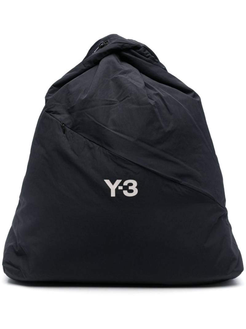 Y-3 x Adidas logo-print backpack - Black von Y-3