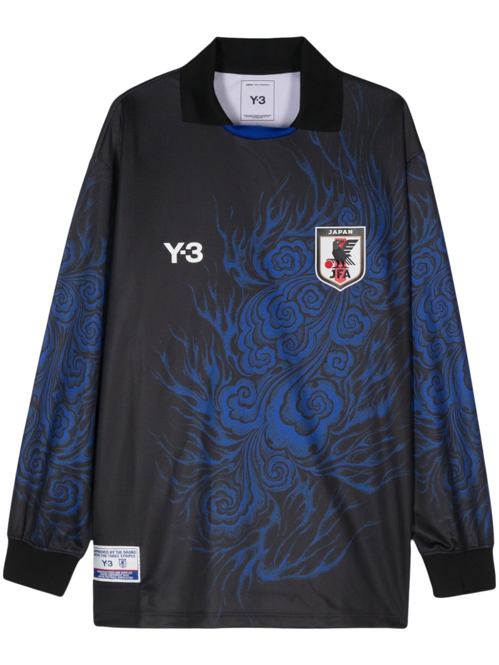 Y-3 x Japanese Football Association T-shirt - Black von Y-3