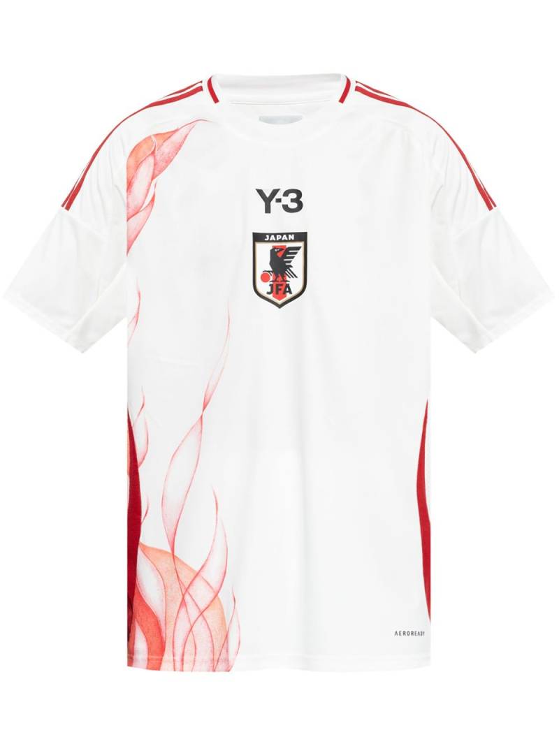 Y-3 x adidas Japanese Football Association Away T-shirt - White von Y-3