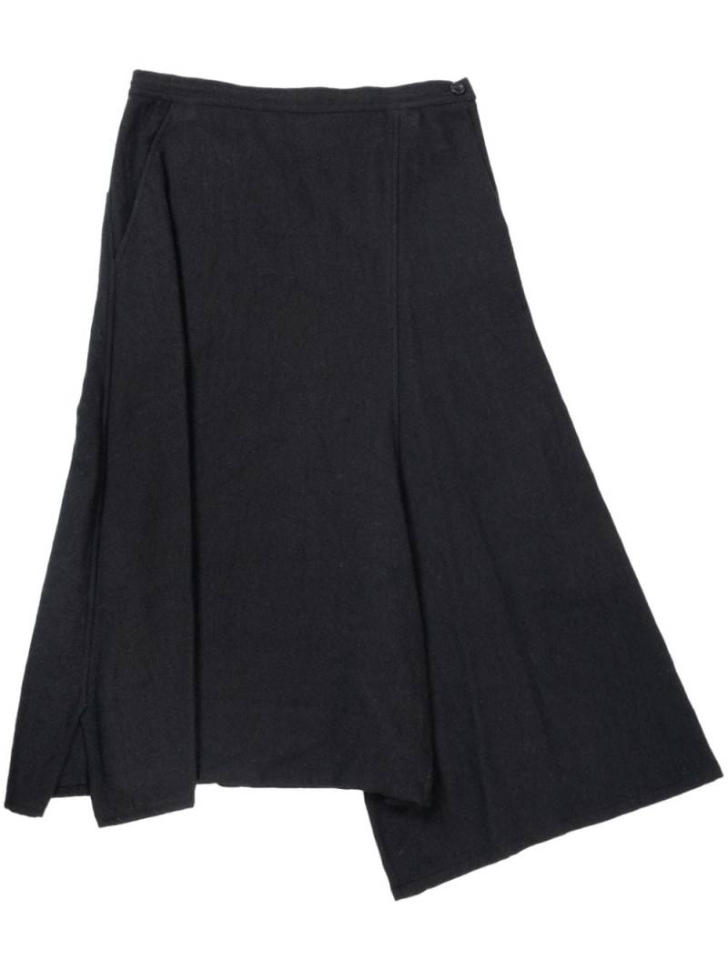 Y's O-string asymmetry trousers - Black von Y's