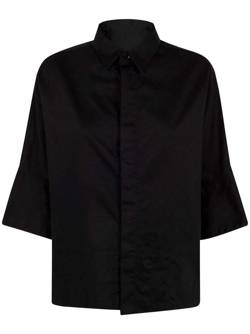 Y's cotton shirt - Black von Y's