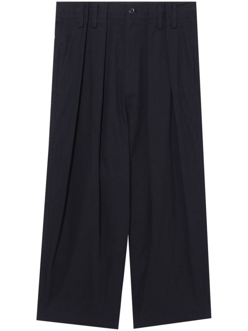 Y's high-waist straight-leg trousers - Black von Y's