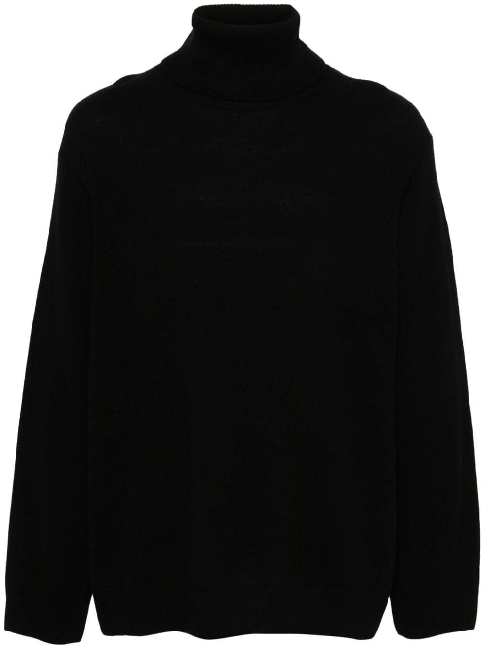 Y's intarsia-knit logo sweater - Black von Y's