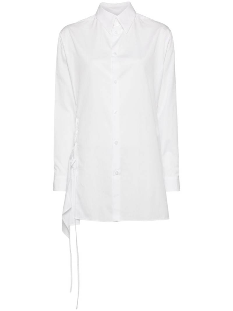 Y's lace up shirt - White von Y's