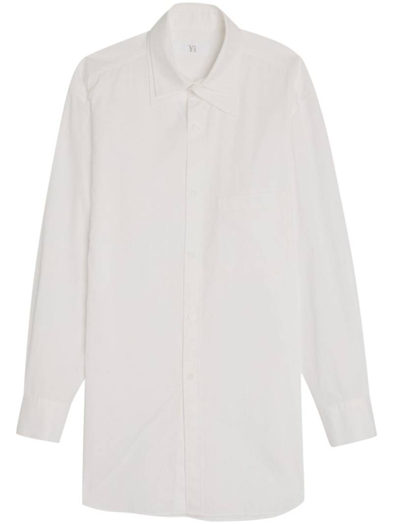 Y's layered-collar cotton shirt - White von Y's