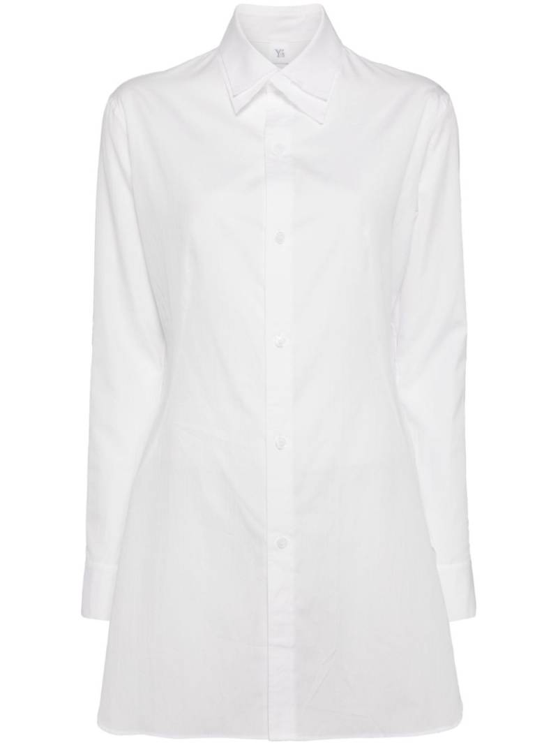 Y's layered fitted shirt - White von Y's