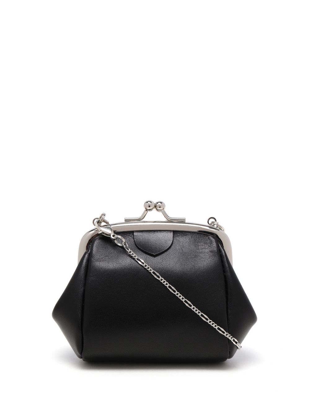 Y's leather mini cross-body bag - Black von Y's