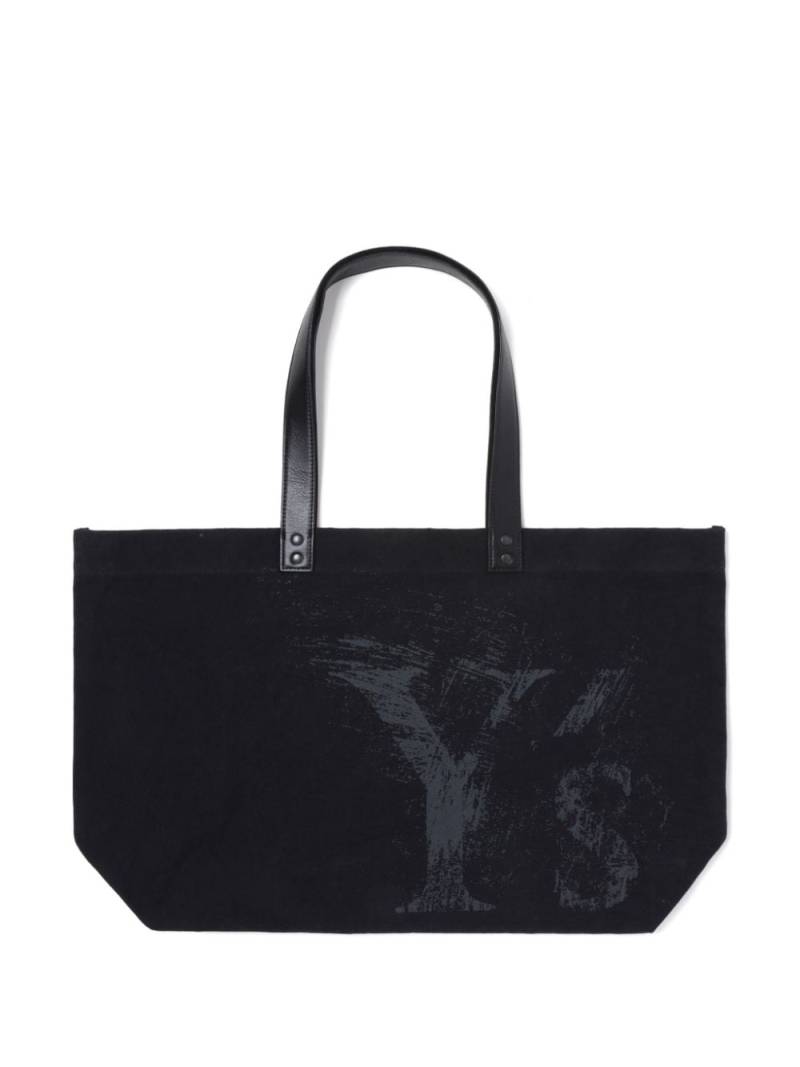 Y's logo-print tote bag - Black von Y's