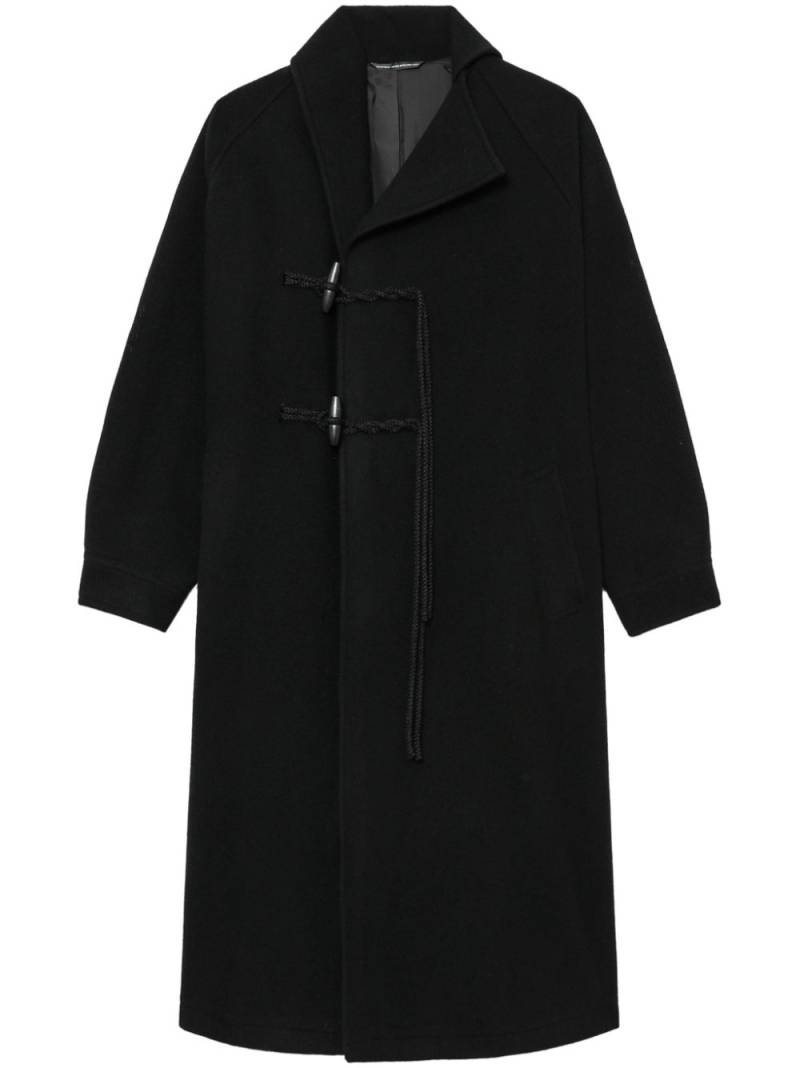 Y's long single breasted coat - Black von Y's