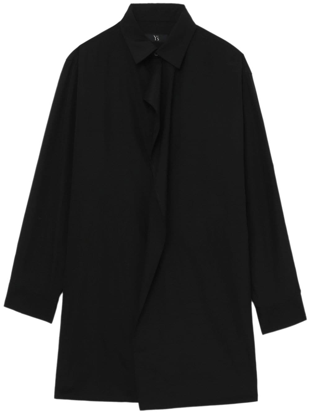 Y's long-sleeve cotton shirt - Black von Y's