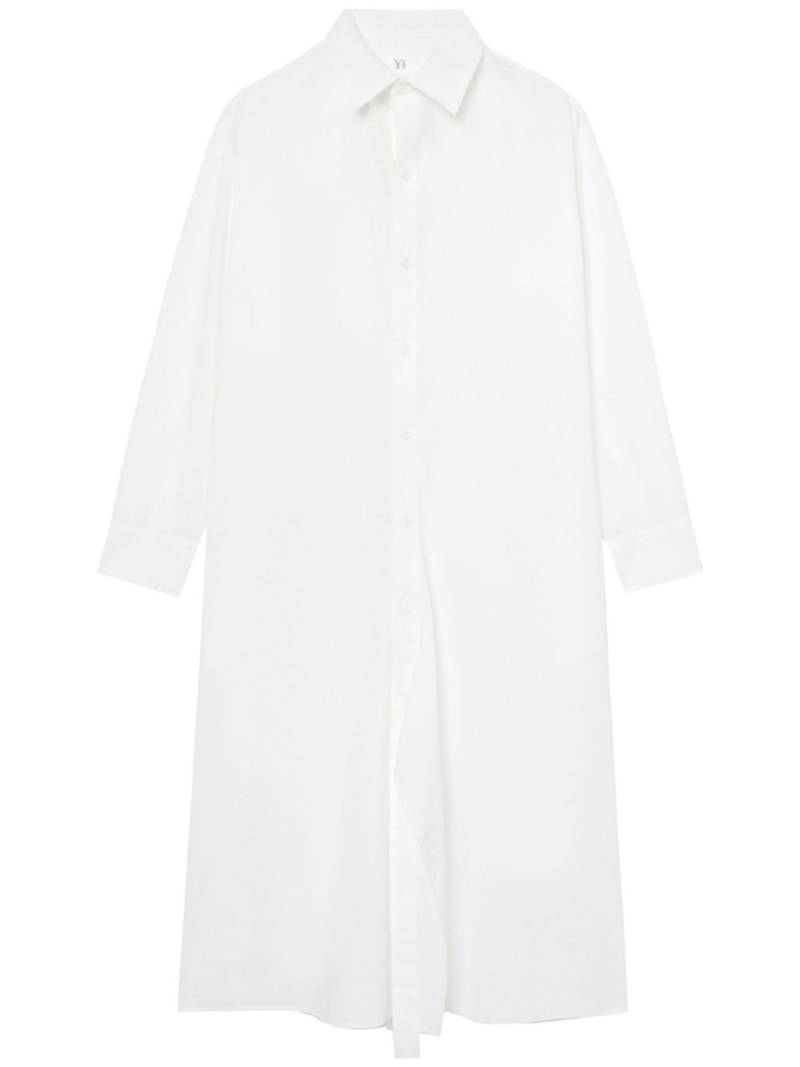 Y's midi shirt-dress - White von Y's