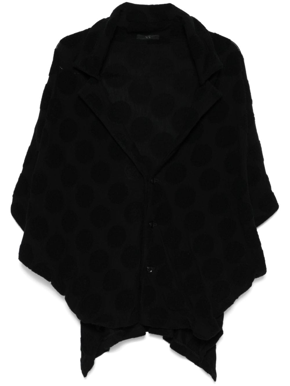 Y's polka-dot shirt - Black von Y's