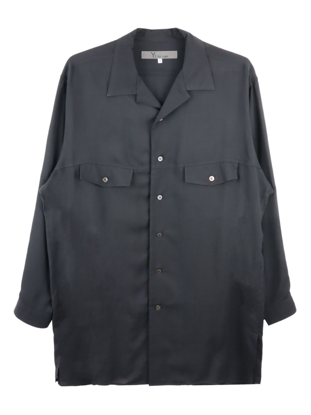 Y's satin shirt - Grey von Y's