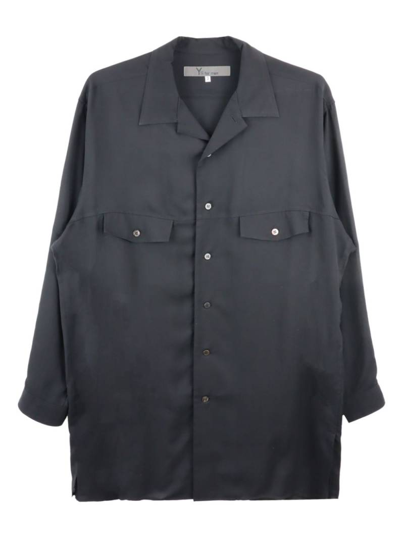 Y's satin shirt - Grey von Y's