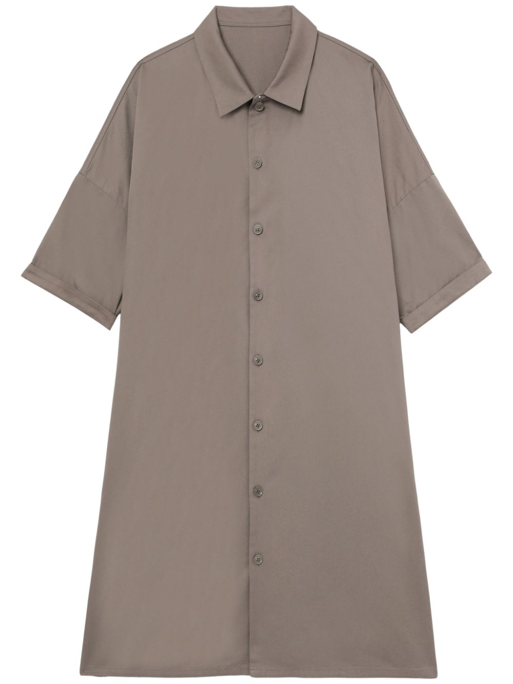 Y's short-sleeved shirtdress - Grey von Y's