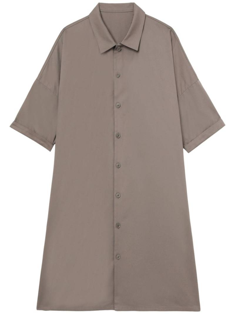 Y's short-sleeved shirtdress - Grey von Y's