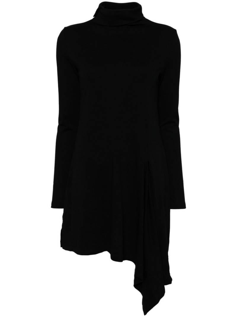 Y's side-slit jersey top - Black von Y's